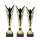 Pokal Alar, gold/schwarz, 5 Größen, mit Logo oder Sportmotiv