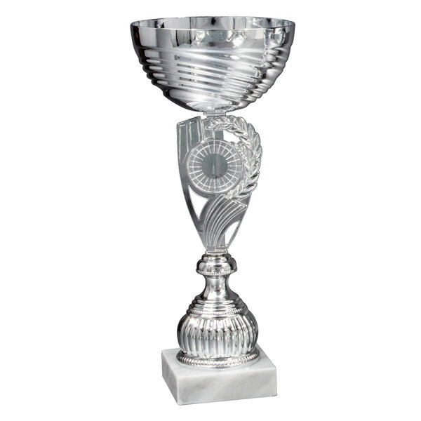 Pokal Ulla, silber, 6 Größen, mit Logo oder Sportmotiv