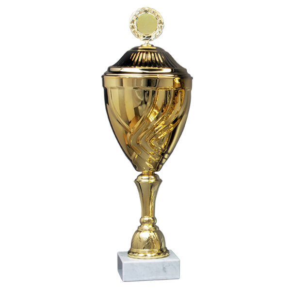 Pokal Destiny, gold, 12 Größen, mit Logo oder Sportmotiv