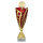 Pokal Jena, gold/rot, 3 Größen, mit Logo oder Sportmotiv