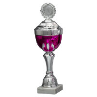 Pokal Amaya, silber/rosa, 10 Größen, mit Logo...