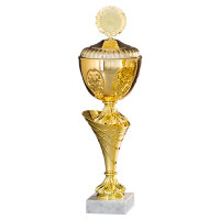 Pokal Glenda, gold, 6 Größen, mit Logo oder...