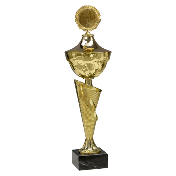 Pokal Smilla, gold, 4 Größen, mit Logo oder Sportmotiv