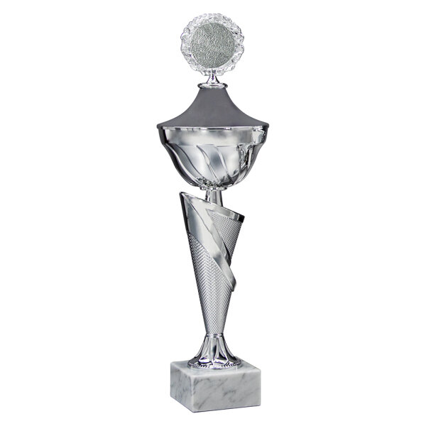 Pokal Moya, silber, 4 Größen, mit Logo oder Sportmotiv