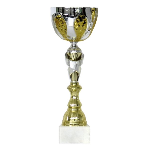 Pokal Weiz, gold/silber