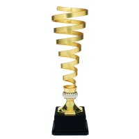 Edelpokal Spiral, gold, 5 Größen