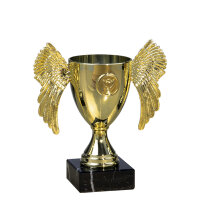 Pokal Wing-Cup, gold, 3 Größen, mit Logo oder...