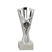 Pokal Yago, silber, 4 Größen, mit Logo oder...