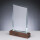 Holz-Glas-Pokal Wooden Corner, 21 cm