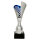 Pokal Havanna, silber/blau, 3 Größen, mit Logo oder Sportmotiv