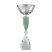 Pokal Mila, silber/mint, 5 Größen, mit Logo...