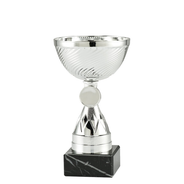 Pokal Emilia, silber, 6 Größen, mit Logo oder Sportmotiv