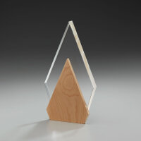 Holz-Glas-Pokal Wooden Vermont