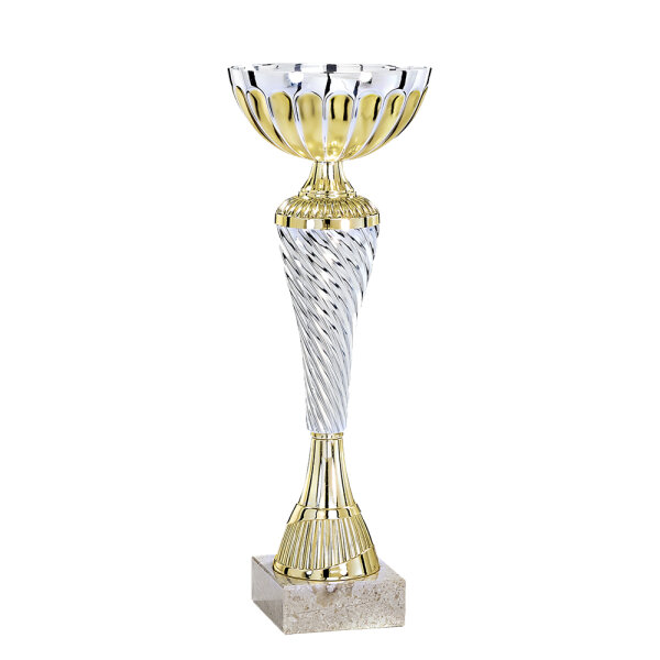 Pokal Alya, silber/gold, 31 cm