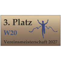 Druckschild: Material bronze, Druck färbig mit...