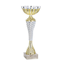 Pokal Alya, silber/gold, 23 cm