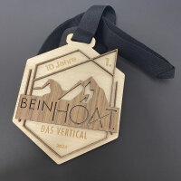 Kunden-Referenz: Holzmedaille "BEINHOAT. das...