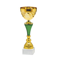 Pokal Gerd, gold/grün, 4 Größen