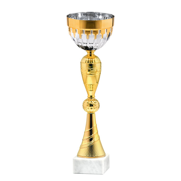 Pokal Rambo, gold/silber, 4 Größen