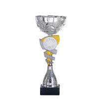 Pokal Florin, silber/gold, 6 Größen, mit Logo...