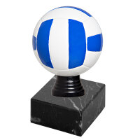 RESTPOSTEN: Volleyball-Figur auf Sockel, 14 cm