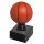 RESTPOSTEN: Basketball-Figur auf Sockel, 14 cm