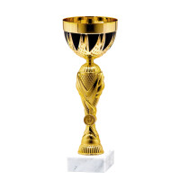 Pokal Denise, gold/schwarz, 4 Größen, mit Logo...