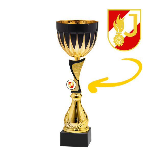 Feuerwehrjugend-Pokal Rayan, gold/schwarz, 6 Größen