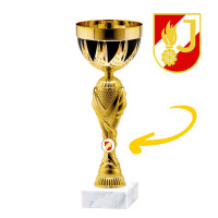 Feuerwehrjugend-Pokal Denise, gold/schwarz, 4...