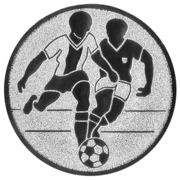 Fußball Herren, DM 50 mm, Standardemblem, silber