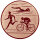 Triathlon, DM 50 mm, Standardemblem, bronze