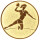 Handball Damen, DM 50 mm, Standardemblem, gold